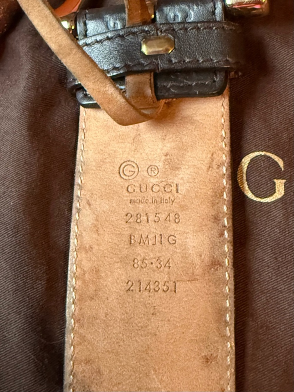 Gucci Belt **Authentic** - Picture 4 of 10